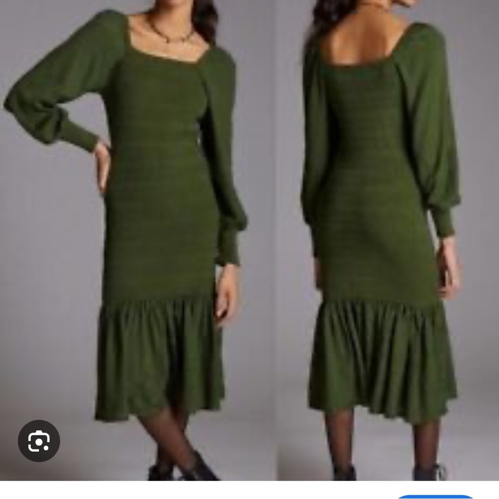 Burgundy sweater dress from Anthropologie ♥️